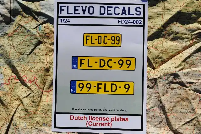FD24-002 Dutch Licence Plates "Current" Beste Prijs